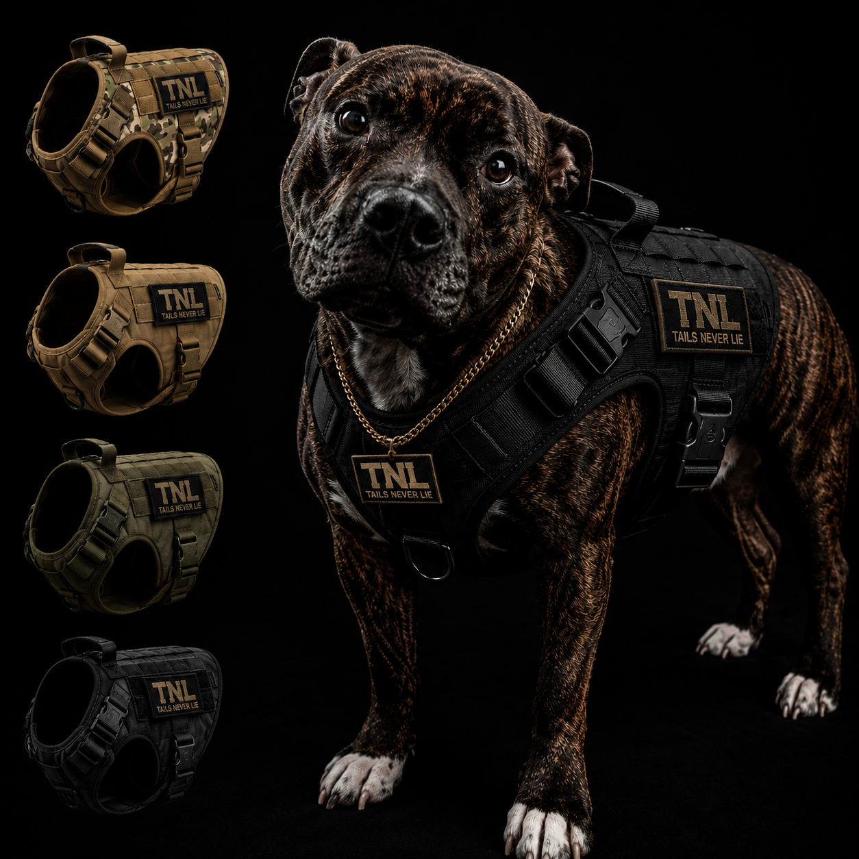 Large Dog Harness K9 Training Vest Military Tactical Medium Dog Harnesses