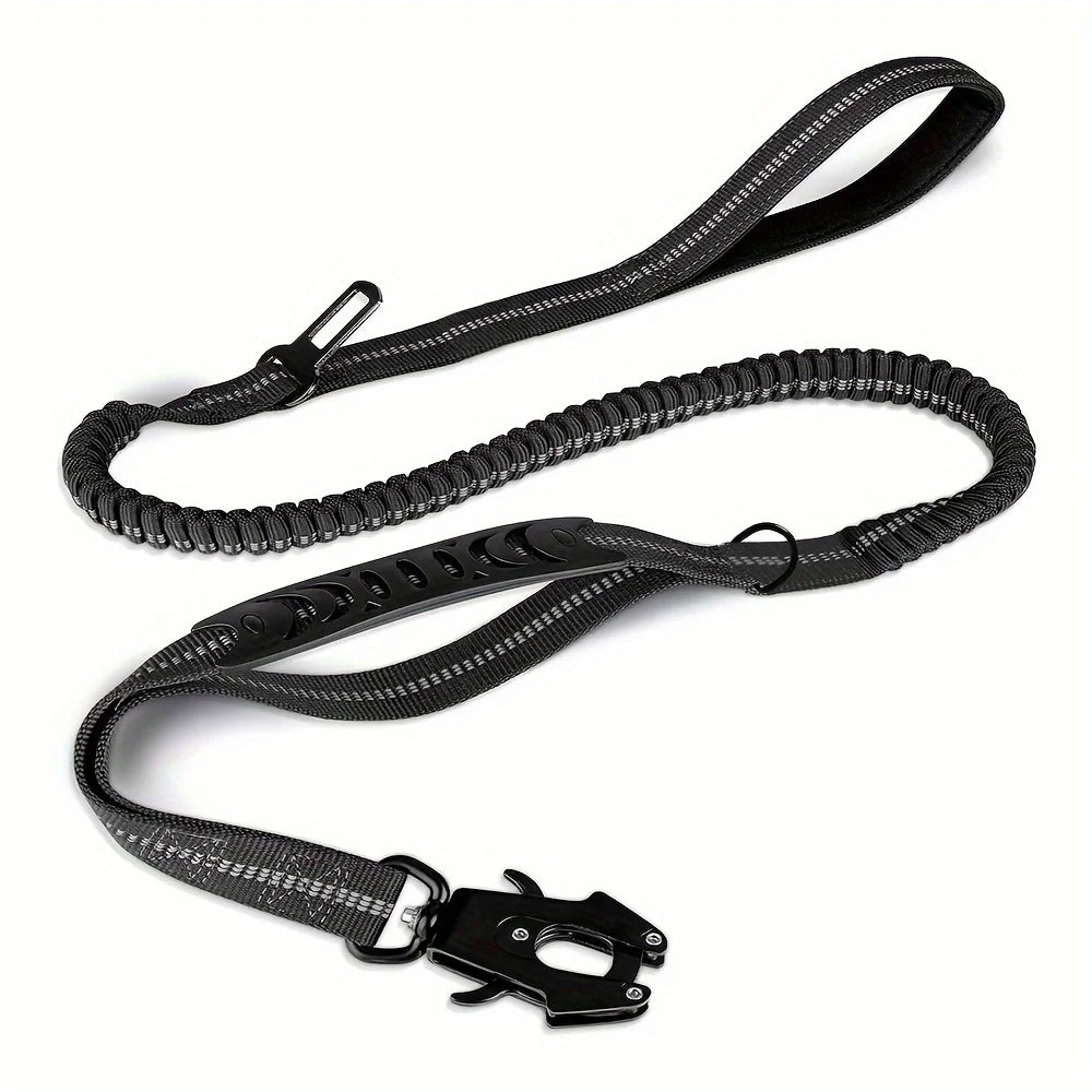 Heavy Duty Dog Leash with Elastic Bungee for Medium & Large Dogs