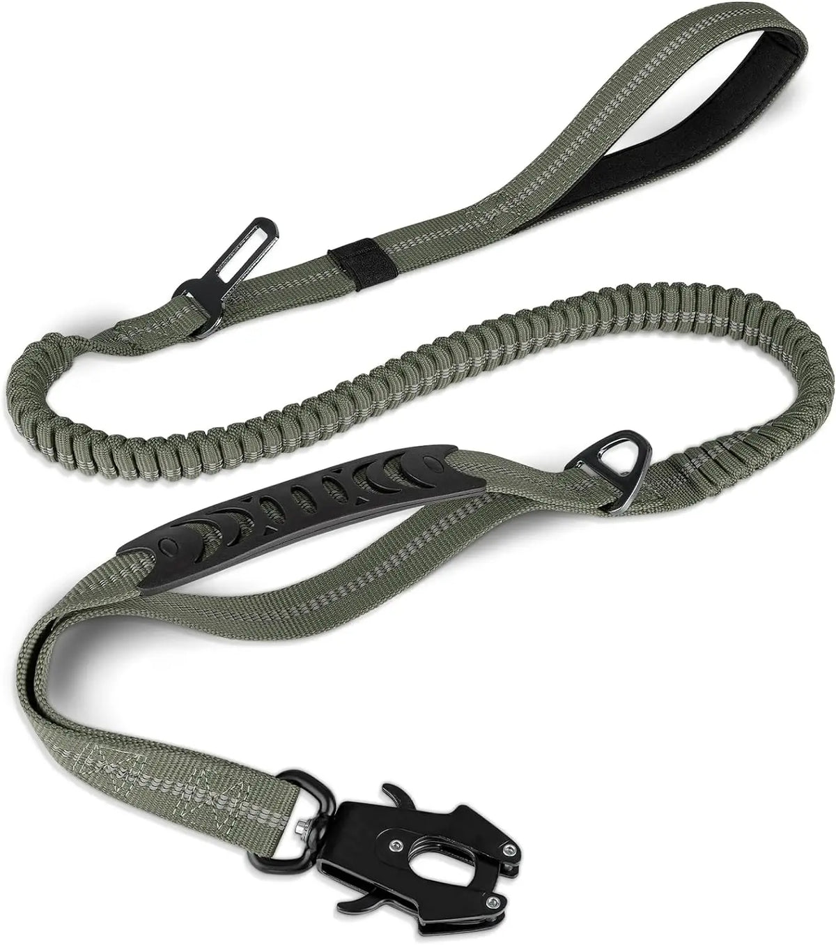 Heavy Duty Dog Leash with Elastic Bungee for Medium & Large Dogs