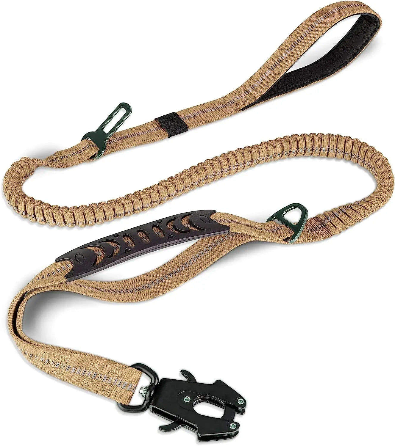 Heavy Duty Dog Leash with Elastic Bungee for Medium & Large Dogs