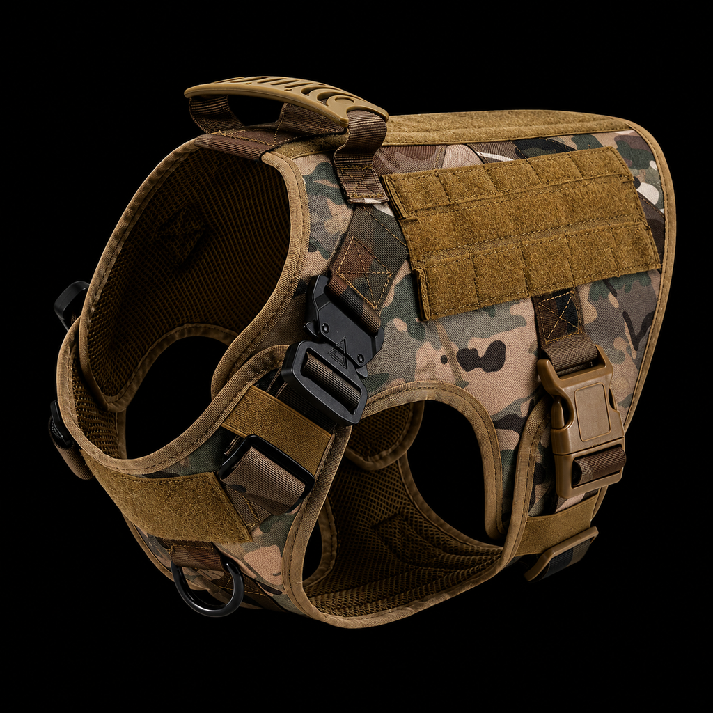 Large Dog Harness K9 Training Vest Military Tactical Medium Dog Harnesses