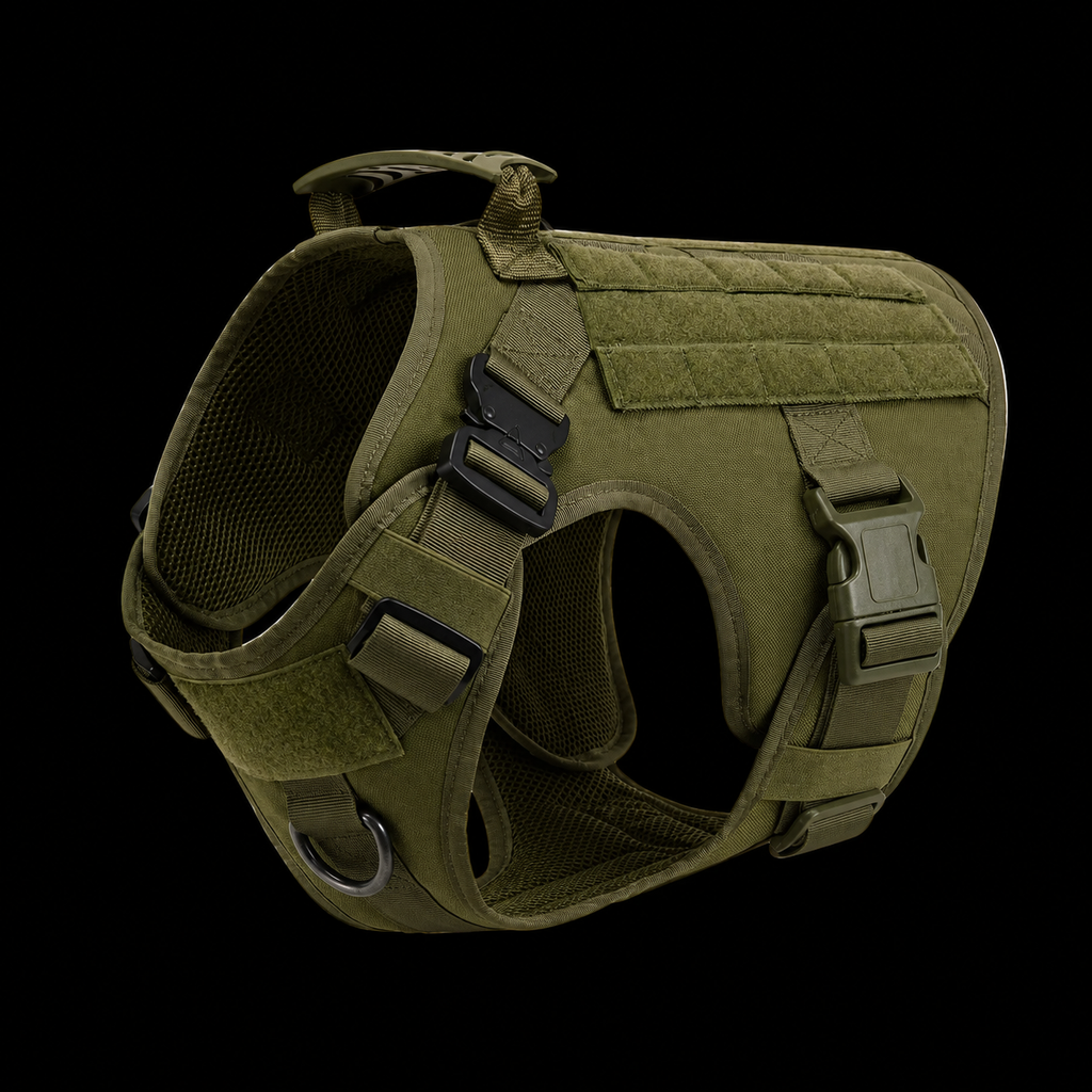 Large Dog Harness K9 Training Vest Military Tactical Medium Dog Harnesses