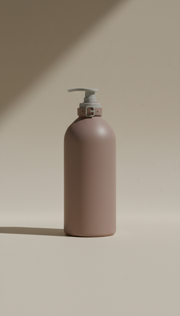 Smoky Taupe dog grooming shampoo bottle
