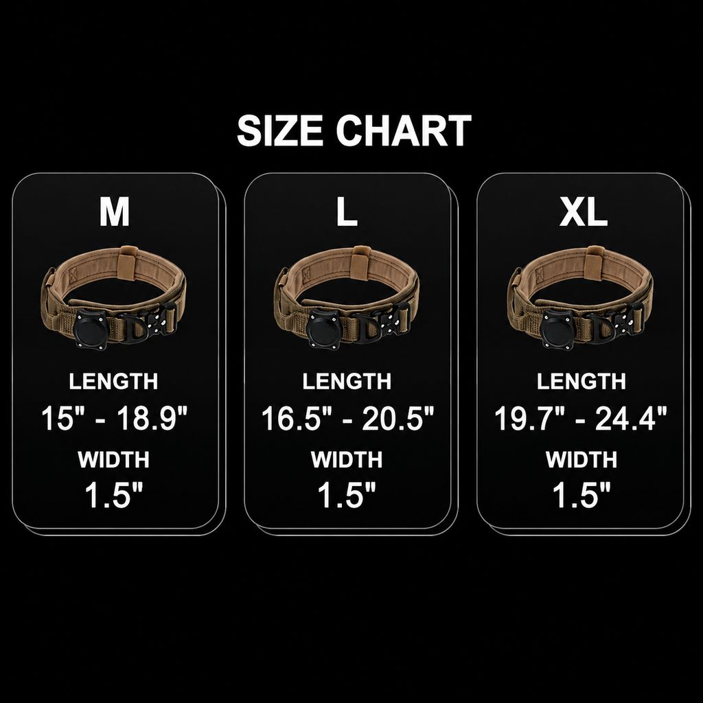 Waterproof dog Collar with Control Handle, Alloy Buckle And AirTag Case.